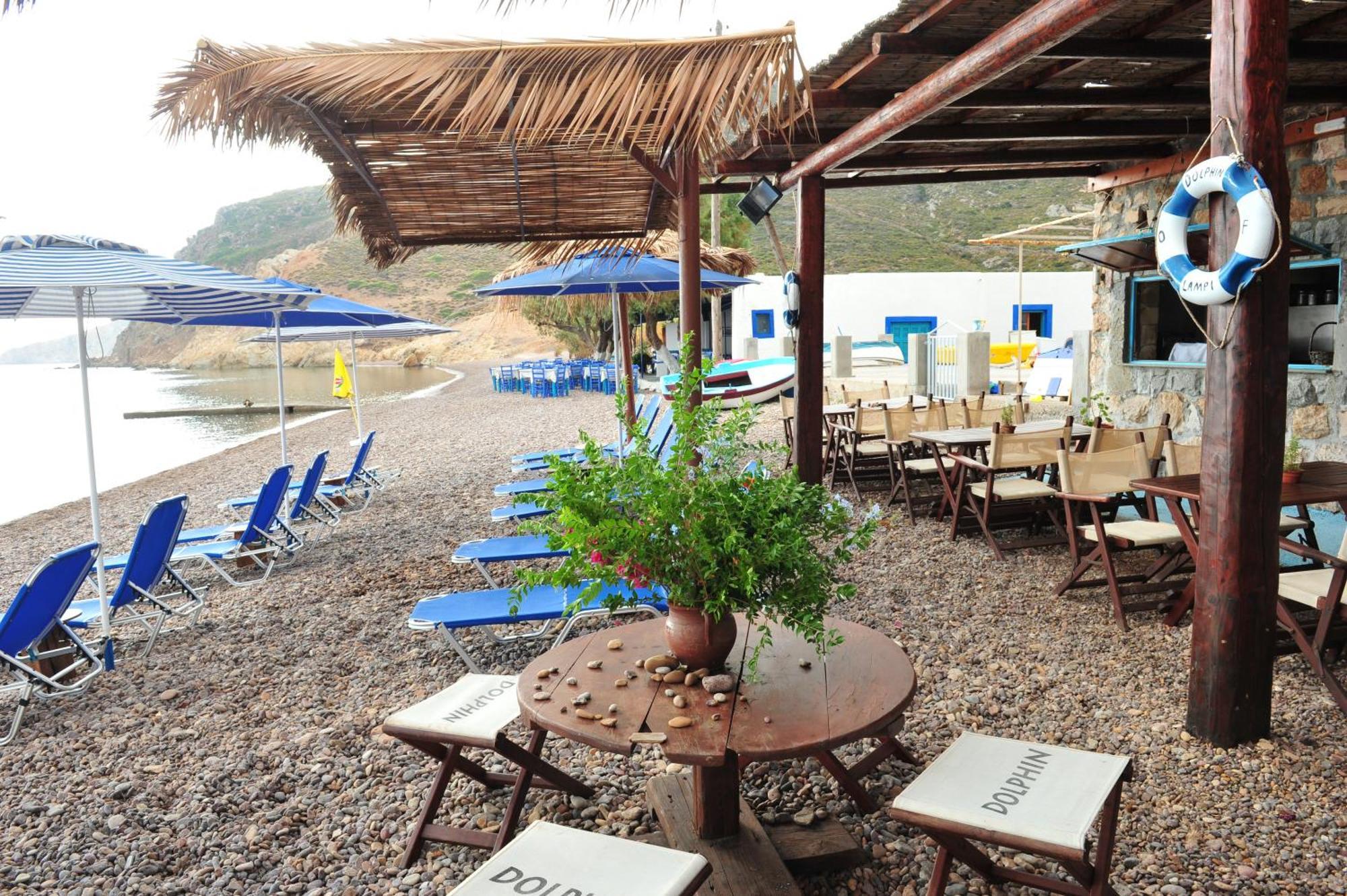 Beachfront Lampis Dolphin 4 Skála Exterior foto